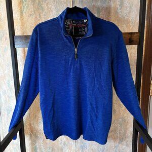 Robert Graham "Adrift" Quarter-Zip Pullover – Size Medium